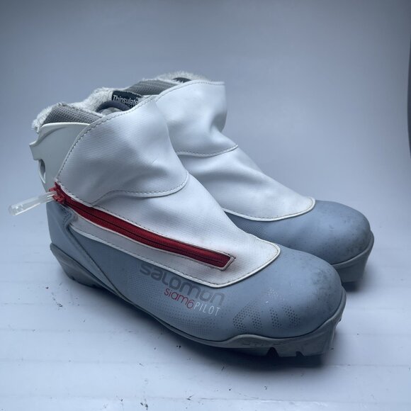 Salomon Siam 6 Pilot Classic Cross Country Ski Boots Women Size 6.5 US 38 EU - Picture 1 of 16